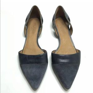 SHOE FEST ‘19 🥳 MADEWELL D’Orsay Blk Flats Sz 7.5